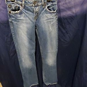 Womans Silver Jeans